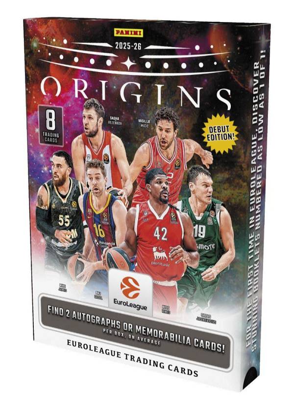 Panini Origins Euroleague Basketball 2025/26 Hobby Box