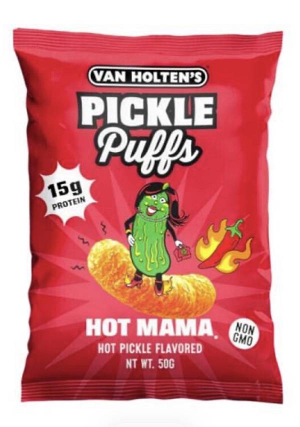 Van Holten's Pickle Puffed Snacks Hot Mama 90g
